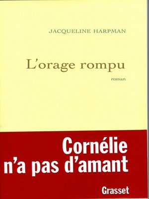 cover image of L'orage rompu